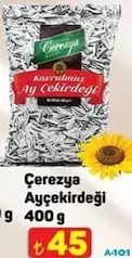 ÇEREZYA AYÇEKİRDEĞİ 400 G